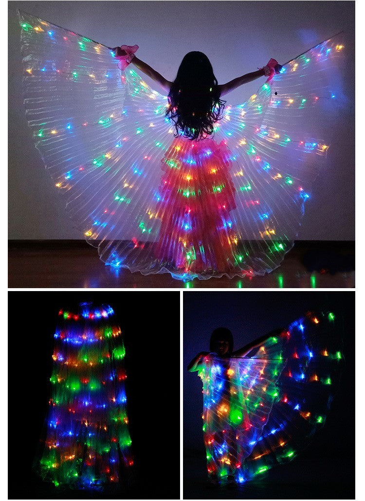 Children's LED light wings