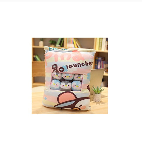 A Large Bag Of Corner Creature Series Doll Snack Pillow