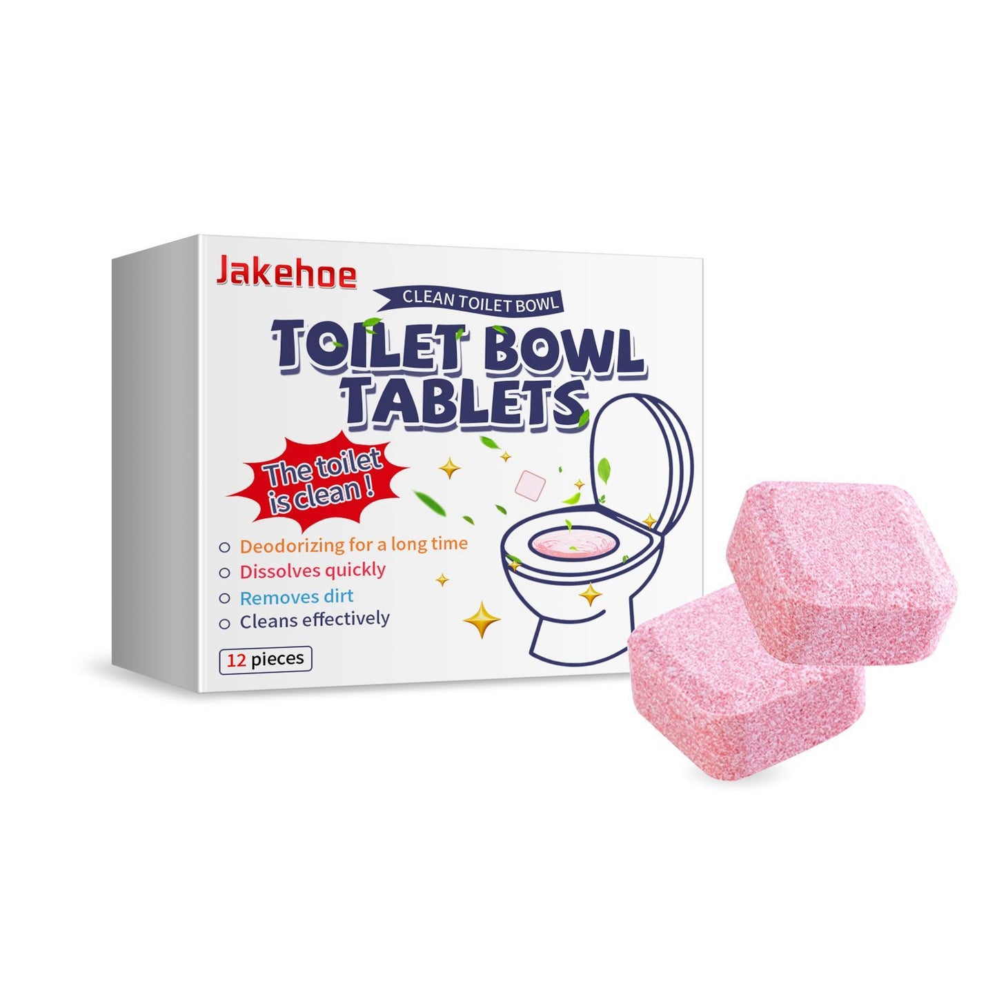 Toilet Cleaning Effervescent Tablets Toilet Cleaner Cleans Odors, Yellow Spots, Dirt, And Urine Stains