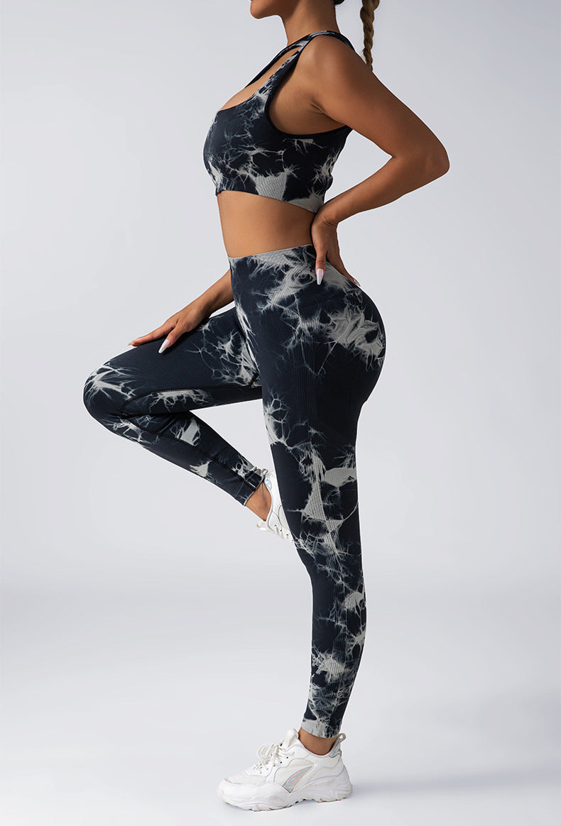 4pack Tie-dye Yoga Pants