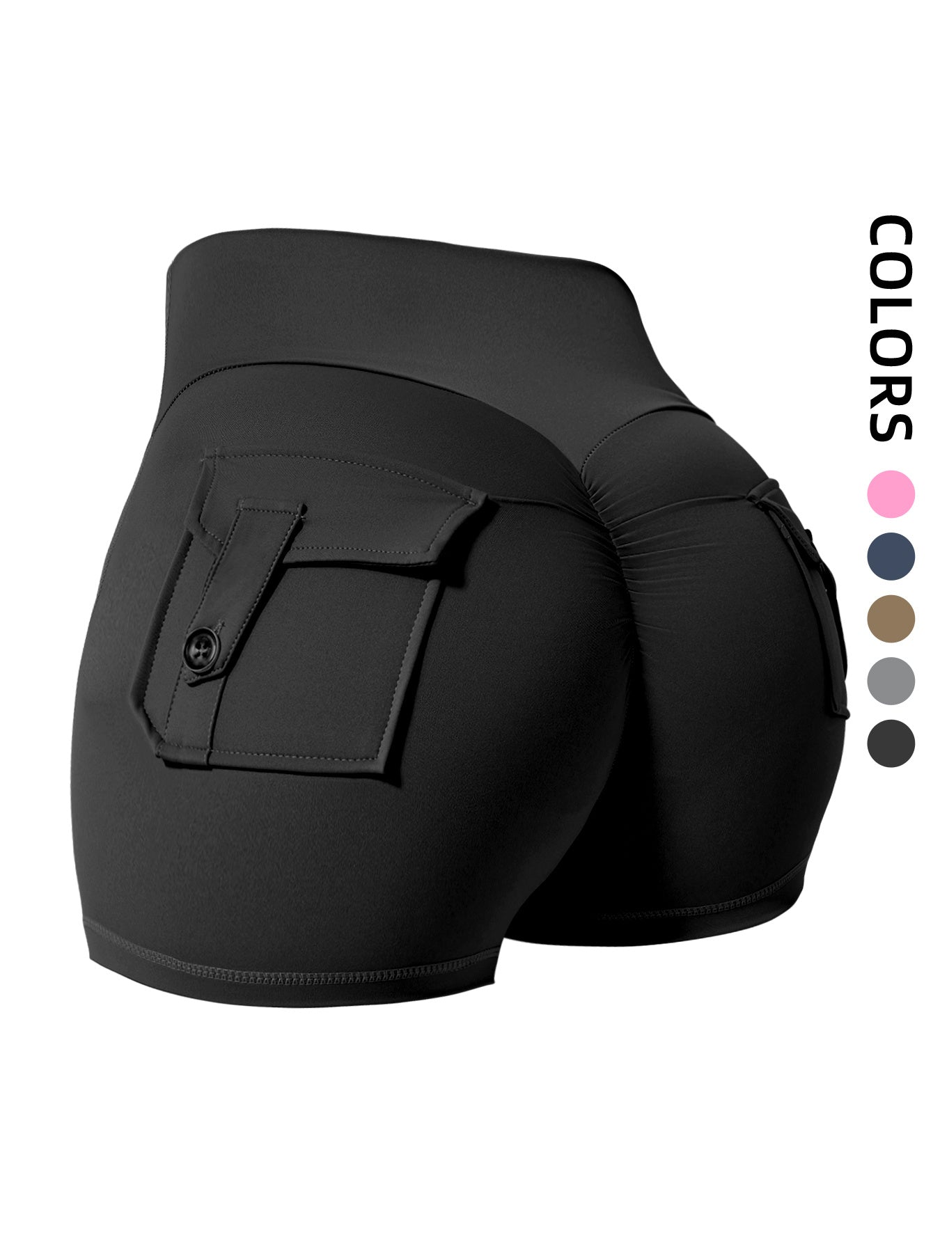 Women's Sports Shorts, High Waist Design, Soft And Comfortable, Suitable For Sports And Yoga, Can Effectively Control The Abdomen