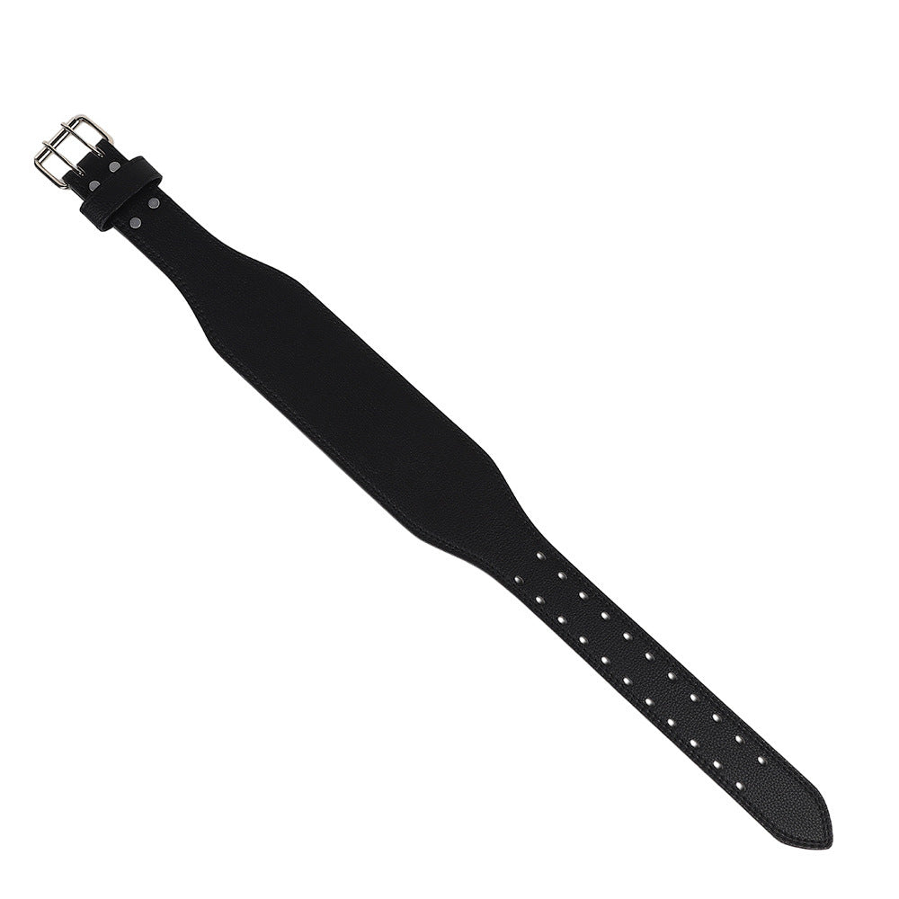 Color Cowhide Double Breasted Belt Boost