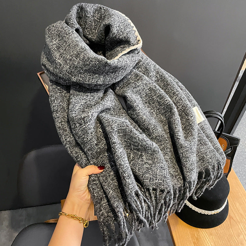 Double Sided Cashmere Thickened Student Neck