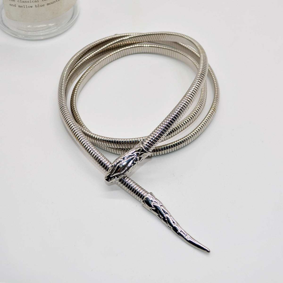 New Snake Waist Chain Personality Snake-shaped Metal Chain Match With Coat Skirt Belt