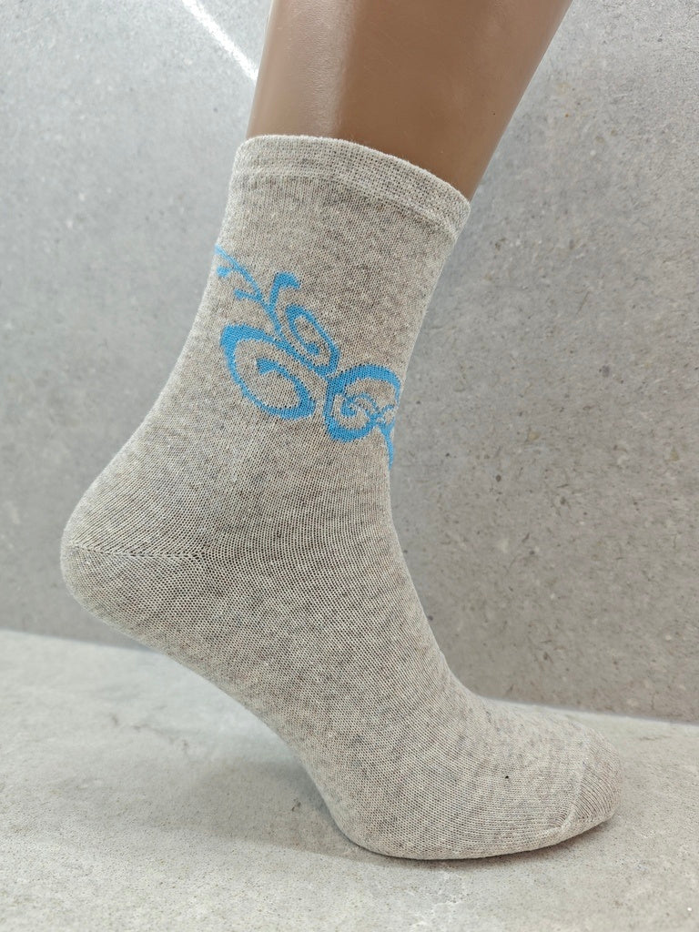 Womens Colourful Patterned Tattoo Socks Pack Of 6 12 24 Pairs