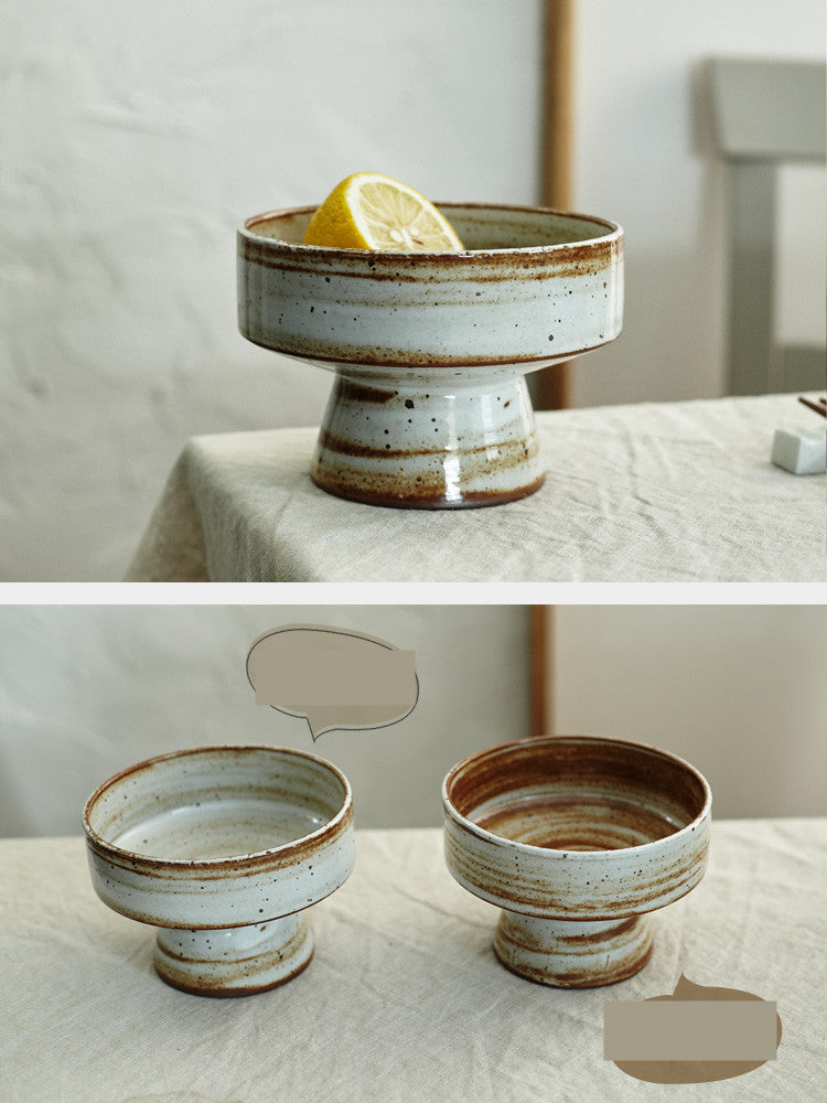 Personalized Rice Bowls Retro Stoneware Dishes Homestay Cooking Tableware