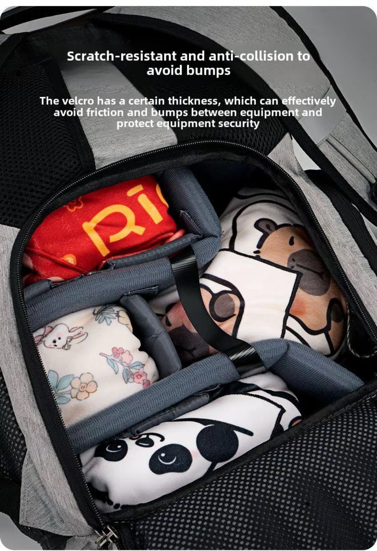 Magical Cloth, Portable Makeup Bag & Camera Bag Stick & Go Design ,One-Piece Makeup, Camera, And IPad Storage, Self-Adhesive, Creative, And Protective