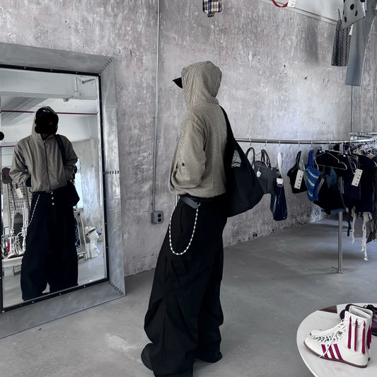 Alloy Handmade Phants Zipper Unisex