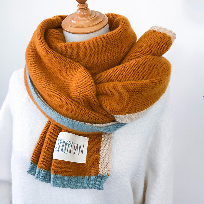 All-match Knitted Wool Student Japanese Long Style