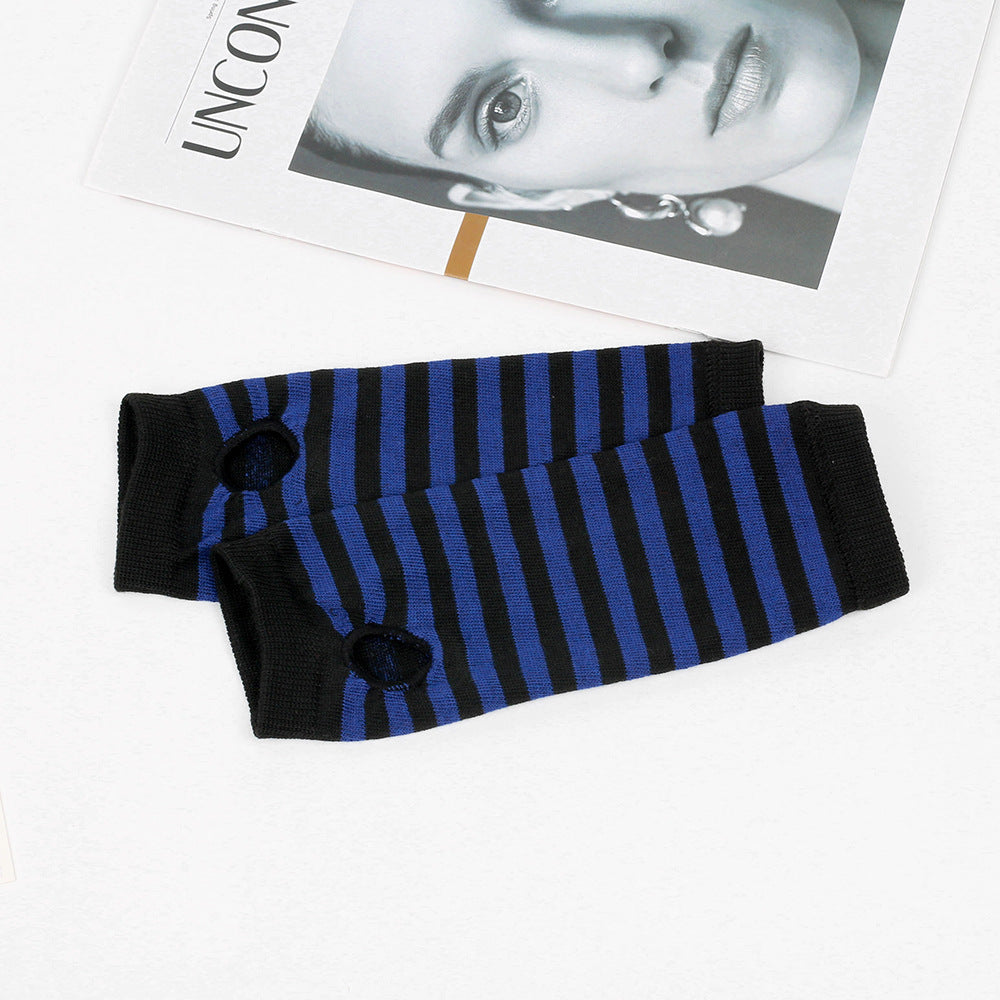 Men's And Women's Autumn And Winter Thin Spring And Summer Cotton Half Finger Sports Fingerless Gloves