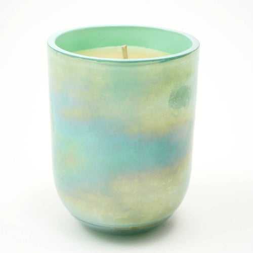 Pastel Glow Scented Wax Candle Blue Elegant & Aromatic Candle For Home & Office Soothing Fragrance & Long-Lasting Burn Perfect For Relaxation