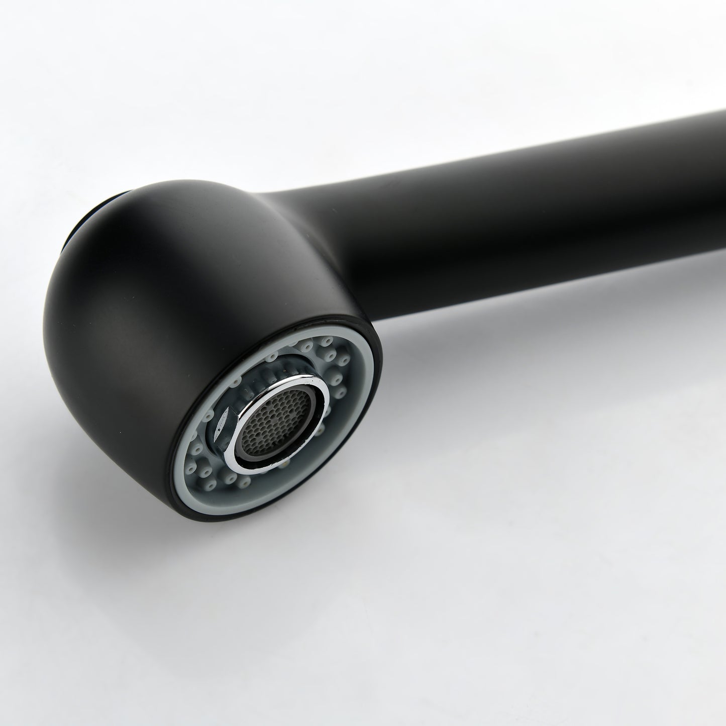 Stainless Steel Matte Black Single Handle Pull Out Spray, Kitchen Faucet