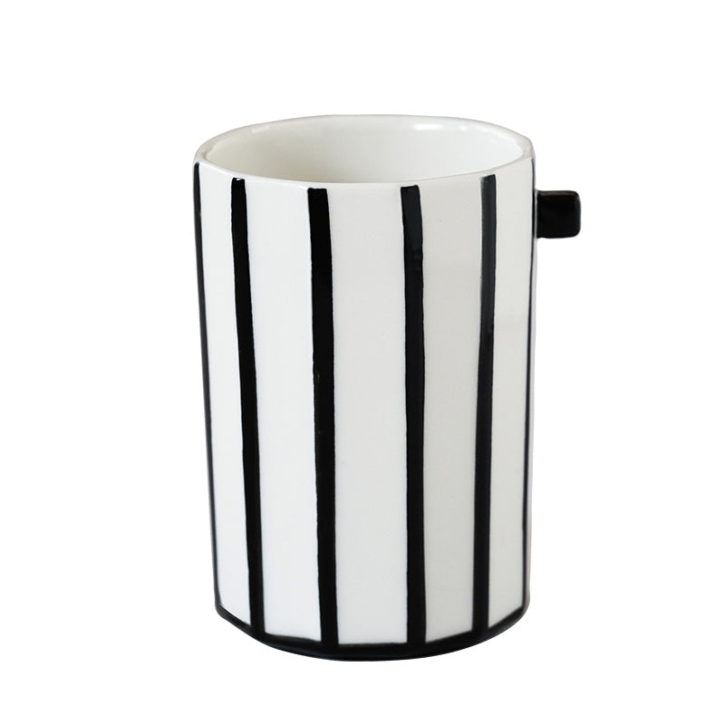 Vintage Striped Viking Mug Creative Ceramics