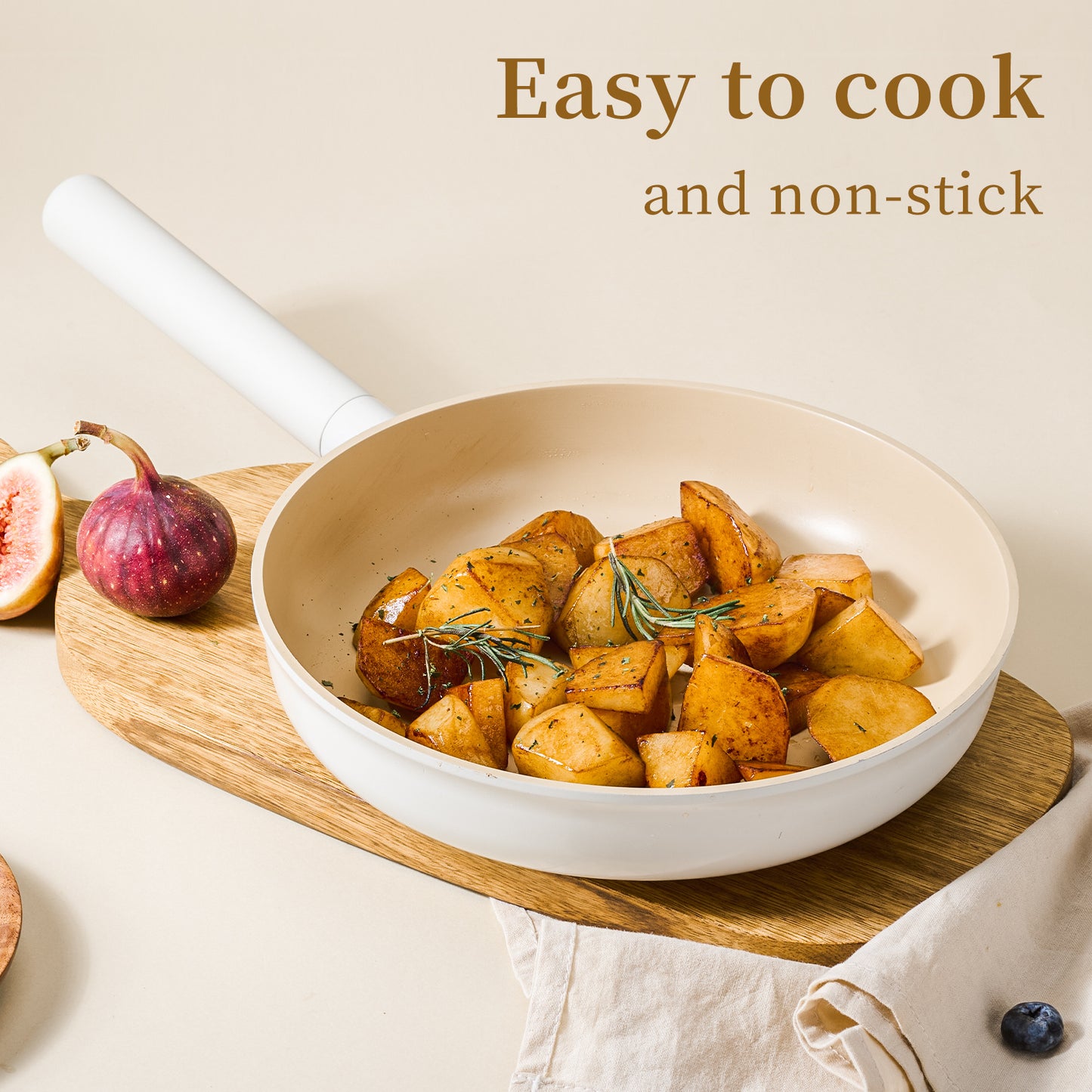 11 Inch Non Stick Deep Fryer With Glass Lid , Dishwasher Safe, Suitable For Gas And Induction Cooktops, Free PFOA,PFOS