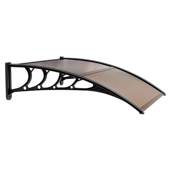 Brown Board Black Bracket Canopy100X96cm