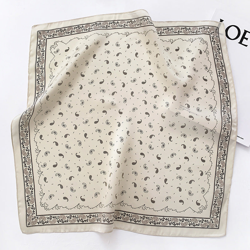 Women's Spring And Autumn Silk Scarf Small Square