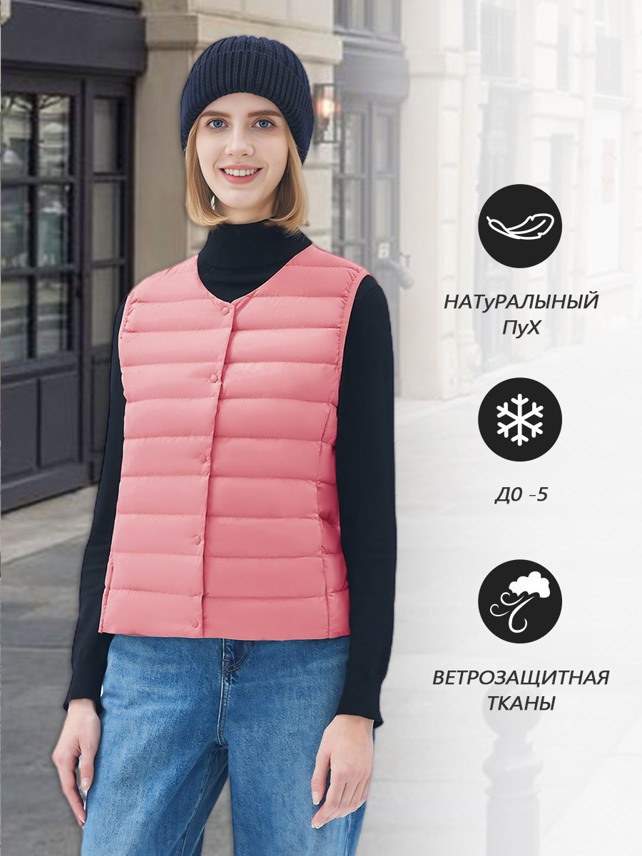 WOMAN Lightweight Down Packable Vest No Free Shipping Only Available At Official Warehouse Prices