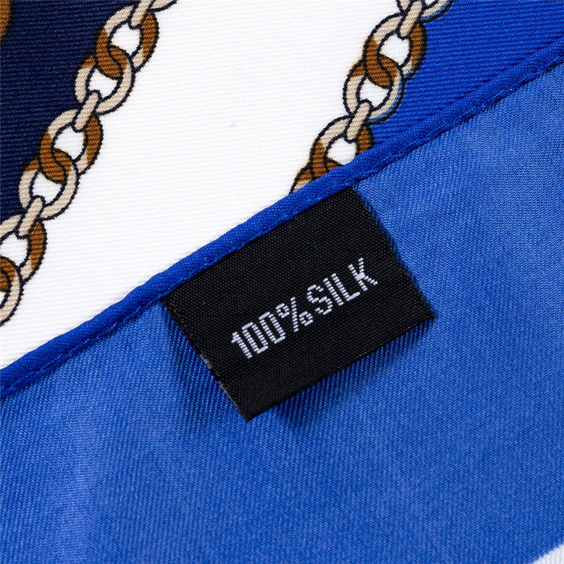 Ladies Carriage Print 130cm Twill Silk Shawl Scarf