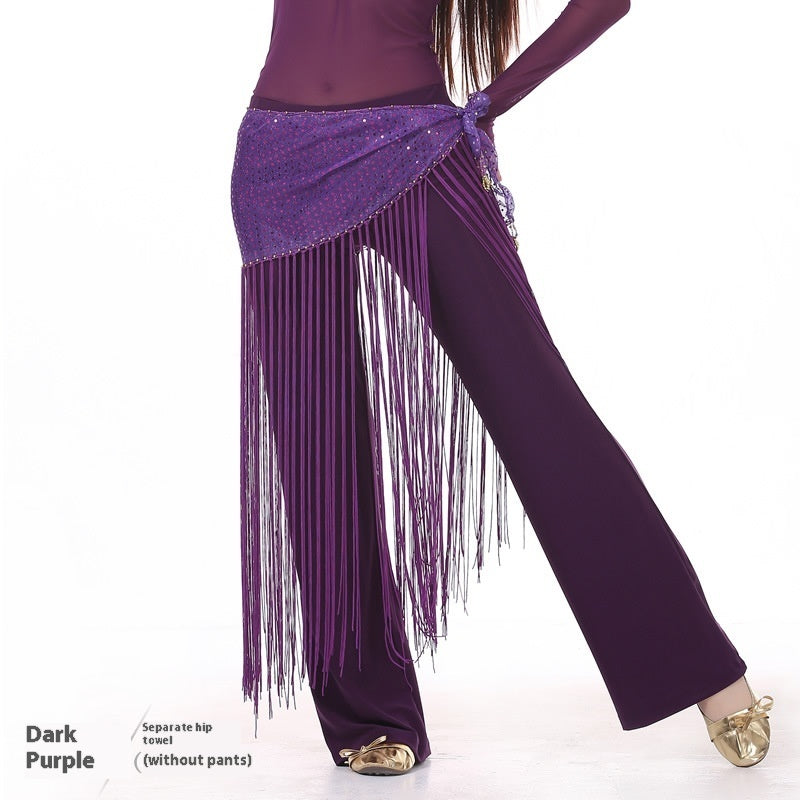 Highlight Tassels Waist Chain Practice Clothes Hip Scarf