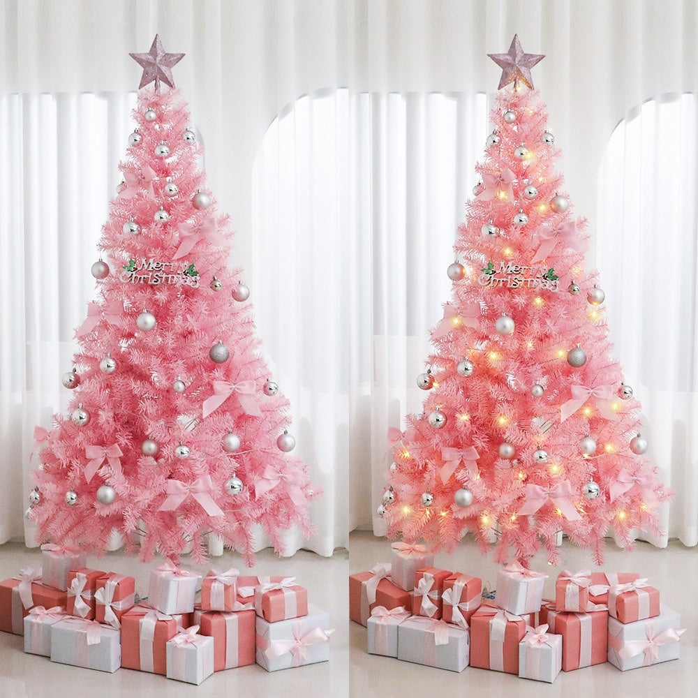 1 Piece Of 83 - Inch Pink Christmas Tree, The First Choice For Romantic Date Confessions