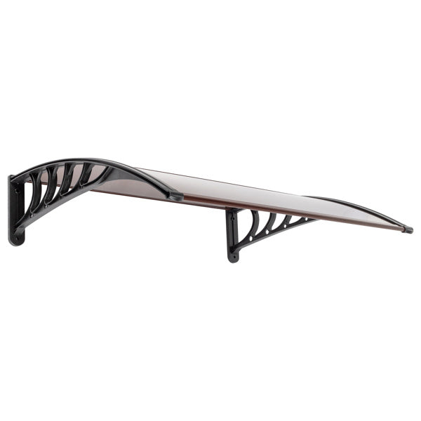 Brown Board Black Bracket Canopy100X96cm