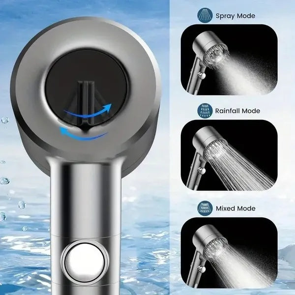High Pressure Shower Head With Handheld And Filter