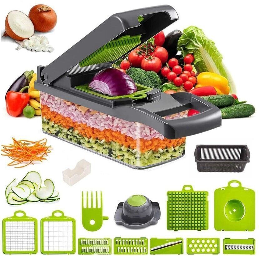 15 Multi Slicer Set Vegetable Slicer Kitchen Grater Vegetable Slicer Inserts Pus Separator