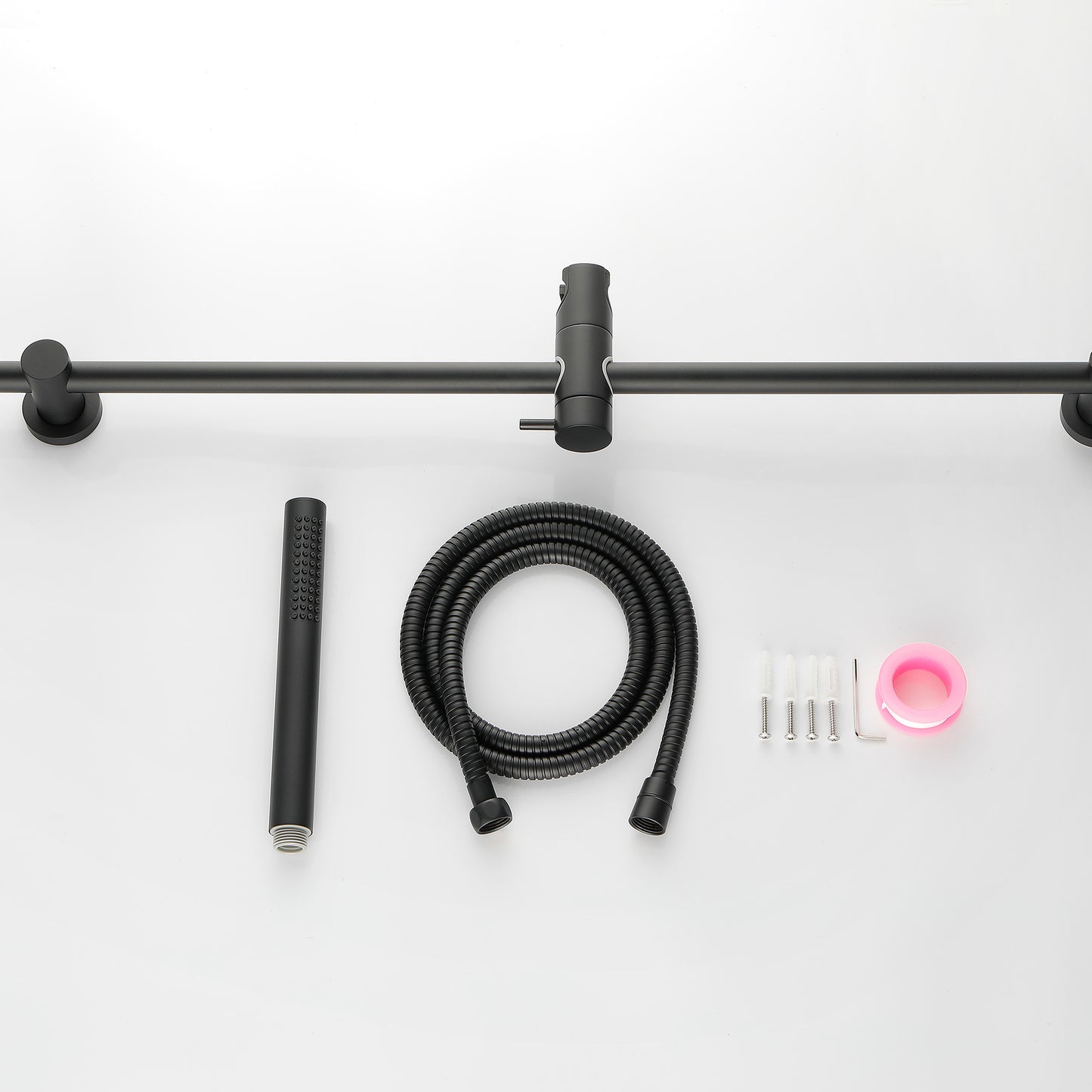 Environmentally Friendly Handheld Showerhead With 28 Inch Slide Bar And 59 Inch Hose