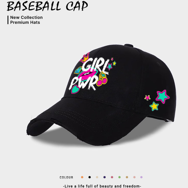 European And American Style Casual Baseball Cap For Women