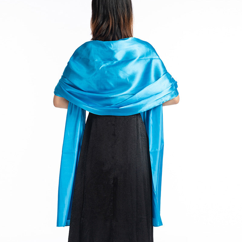 Evening Gown Shawl Wedding Cheongsam Satin Solid Color