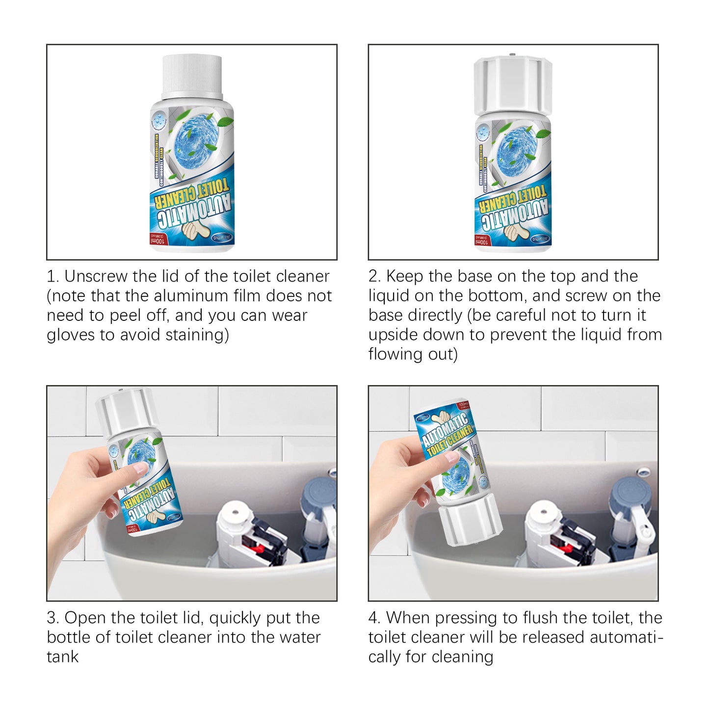 Wash The Toilet To Remove Odors And Toilet Cleaner