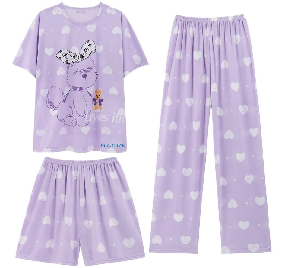 Flirty Light And Casual Pajama Set