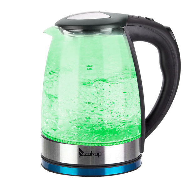 American Standard Electric Kettle 120V, 1200W With Filter Screen And Inner Steel Cover