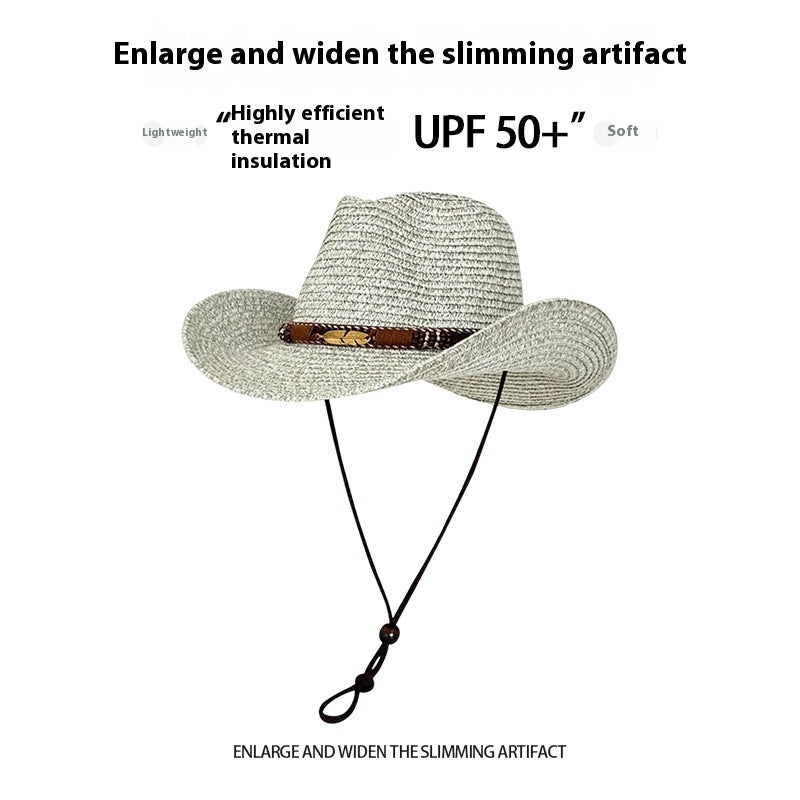 Retro Hand-woven Straw Hat For Men And Women