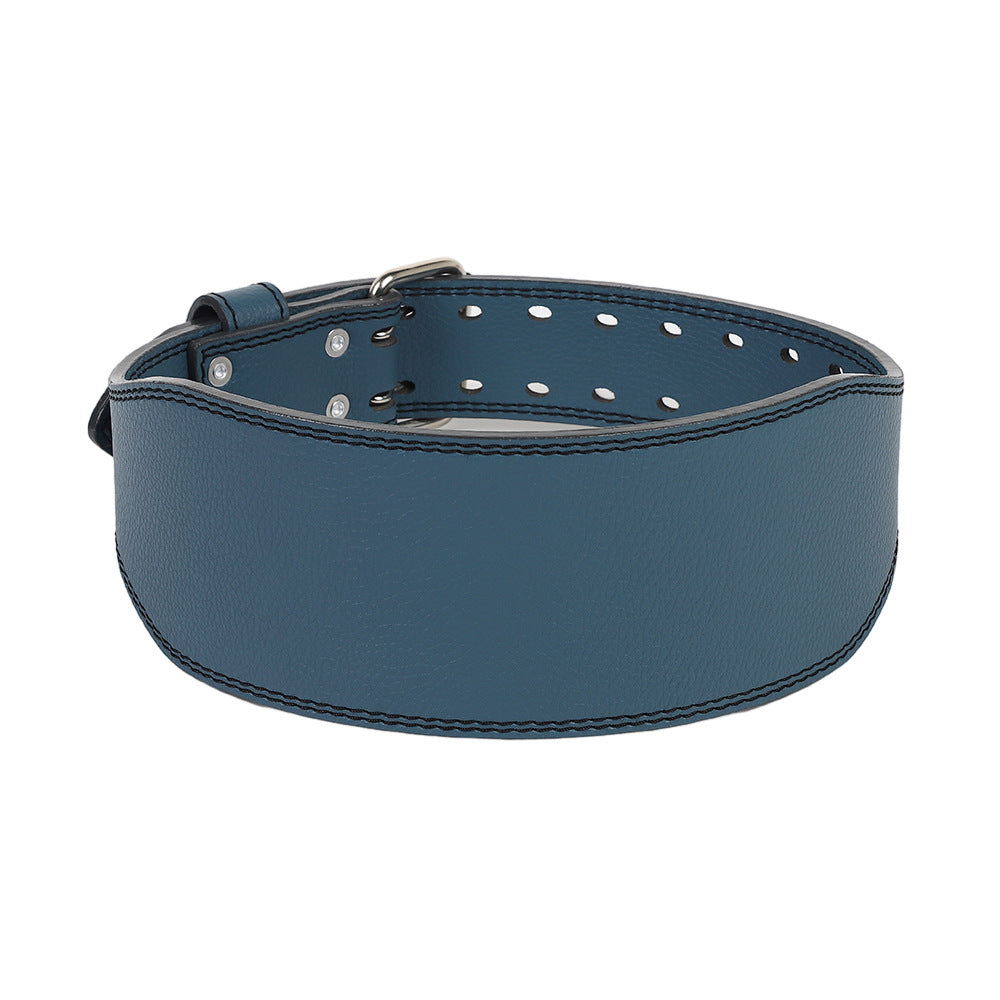 Color Cowhide Double Breasted Belt Boost