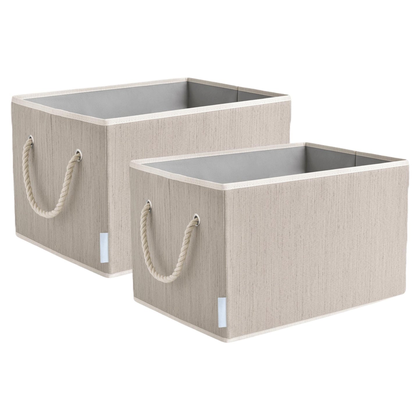 Foldable Clay Storage Box With Rope Handle
