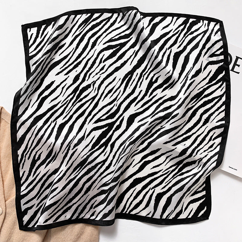 Women's Spring And Autumn Silk Scarf Small Square