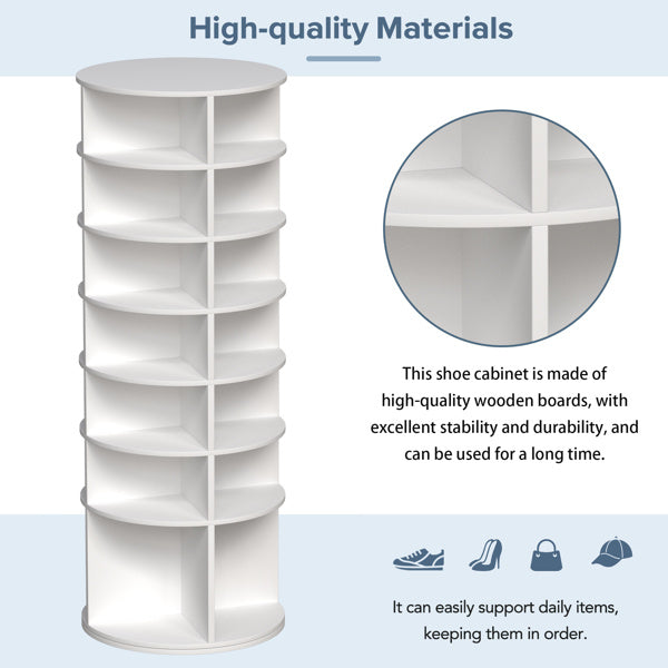 7-story Rotating Shoe Rack