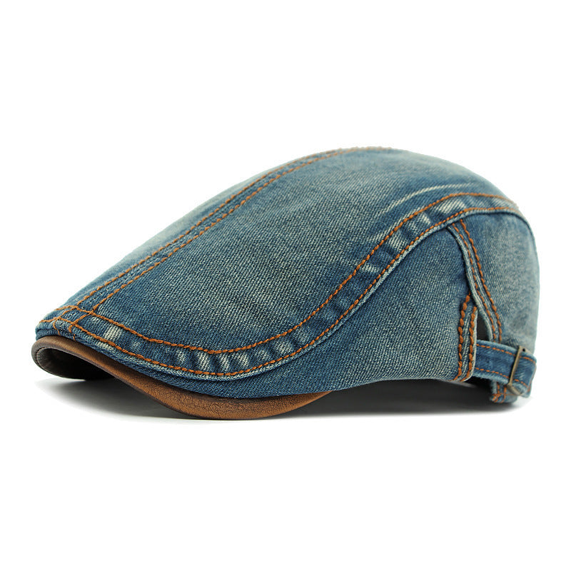 Washed Denim Hat Korean Fashion Women's Fashion Beret