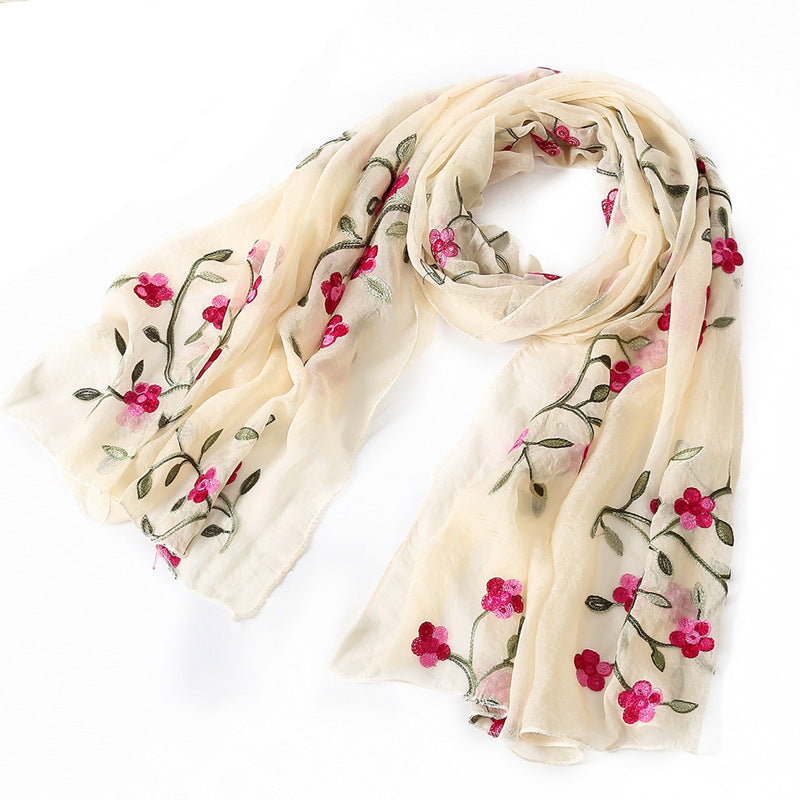 Ladies Silk Scarf Shawl