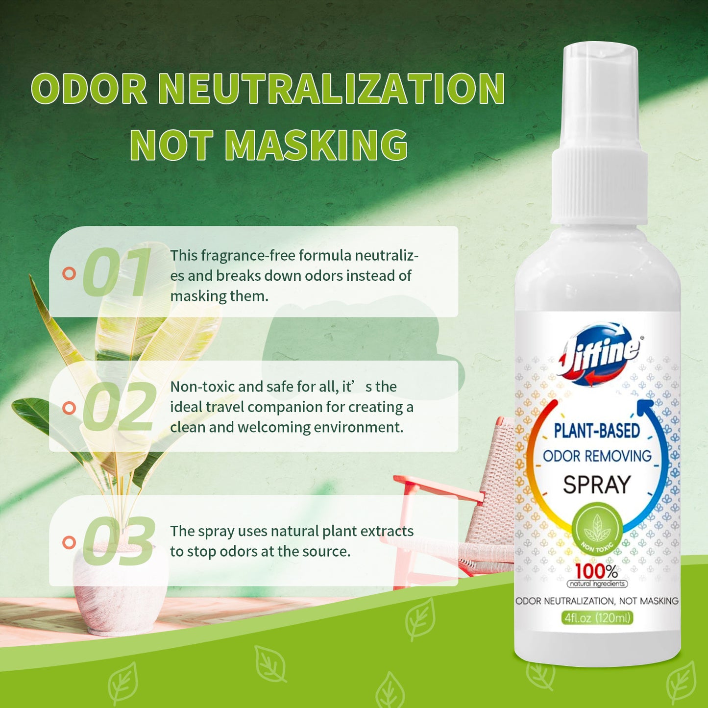 JIFFINE Deodorant Spray