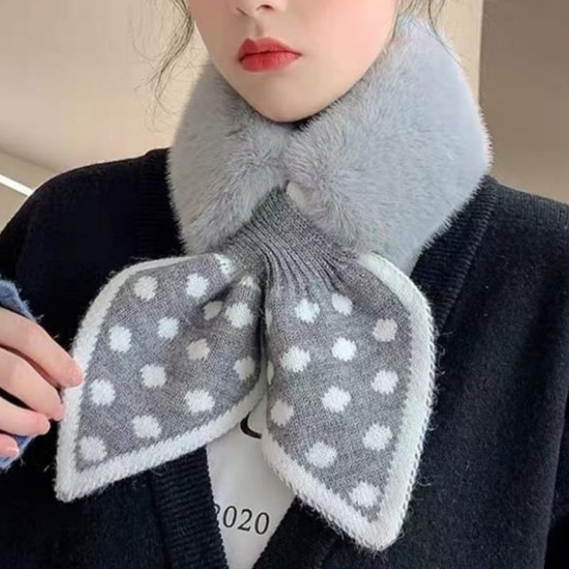 Thickened Upgraded Winter Pearl Like Plush Neck Guard Neckband