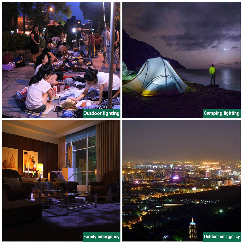 R70 LED Fast Charging Built-in Battery Emergency Light Lighting Bulb, Power -12W - Not Shipped On Weekends