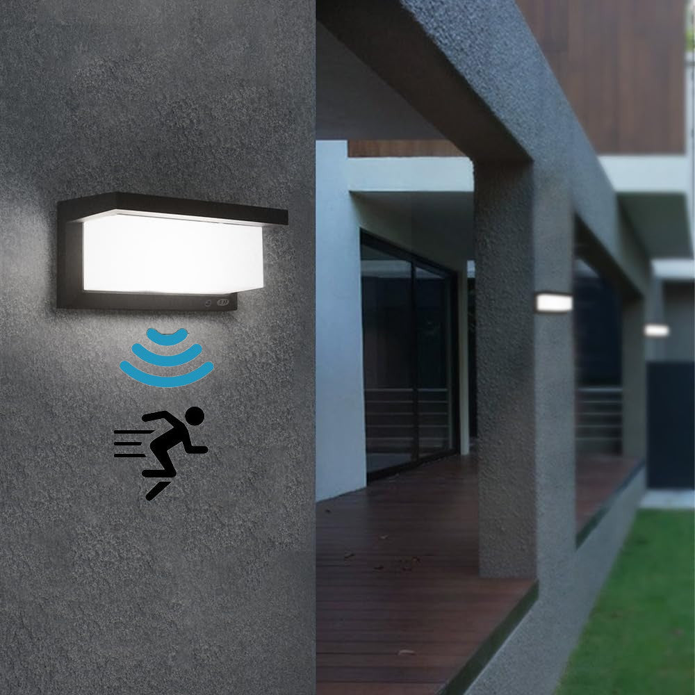 Waterproof Wall Lamp Infrared Sensing Model -built-in Sensing- Cold Light