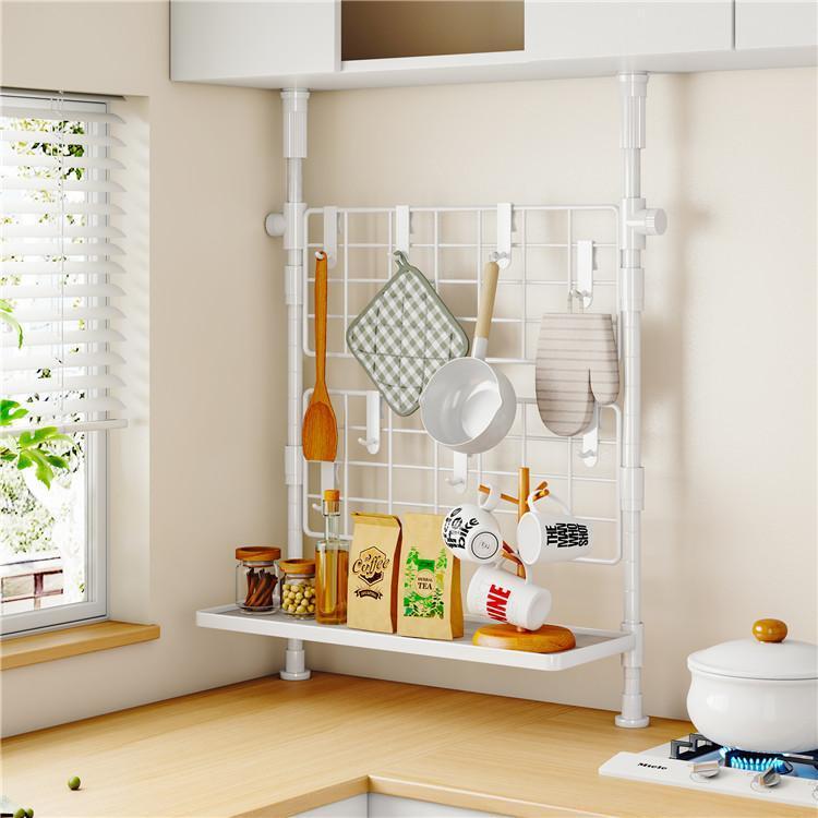 High Quality Three-Layer Adjustable Telescopic Stainless Steel Kitchen Sink Storage Rack