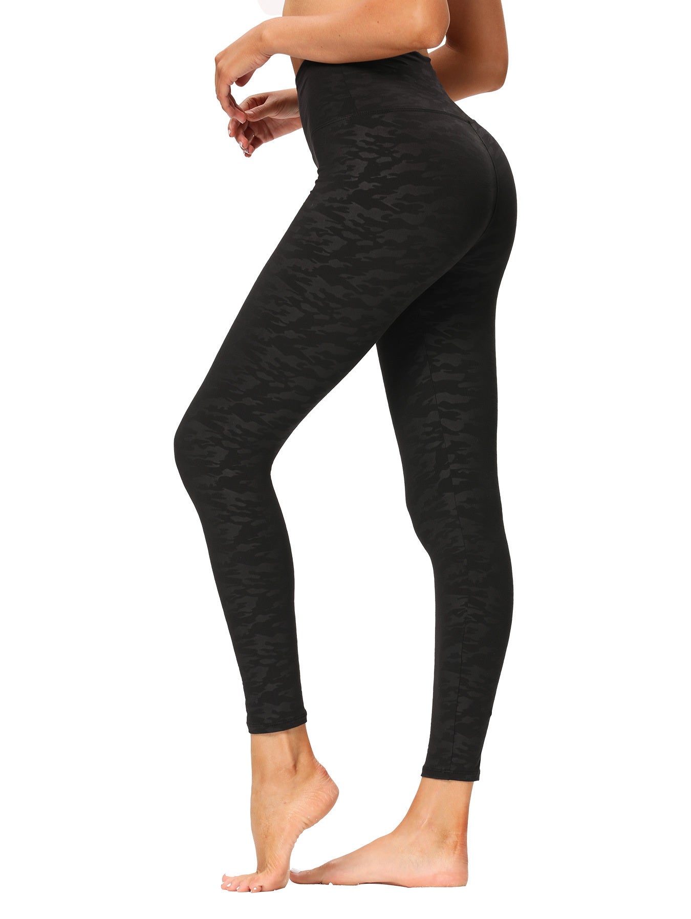 High Waisted Leggings For Women - No See Through Tummy Control Cycling Workout Yoga Pants Reg & Plus