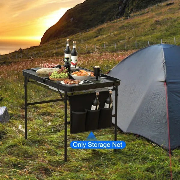 Hanging Storage Net For 35.43x23.62 Camping Table Under Table Folding