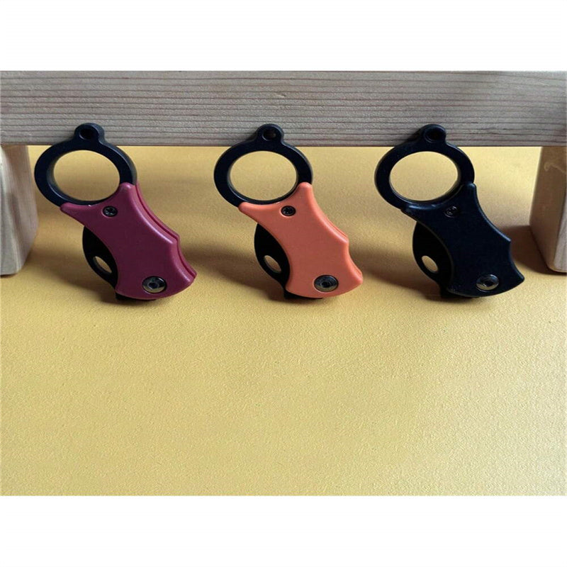 F1 Red Ink Orange Knife Three-piece Set