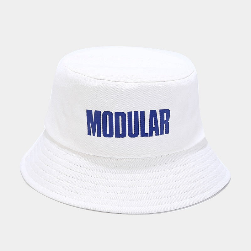 Letters Fisherman Hat Face-showing Little Korean Style Students