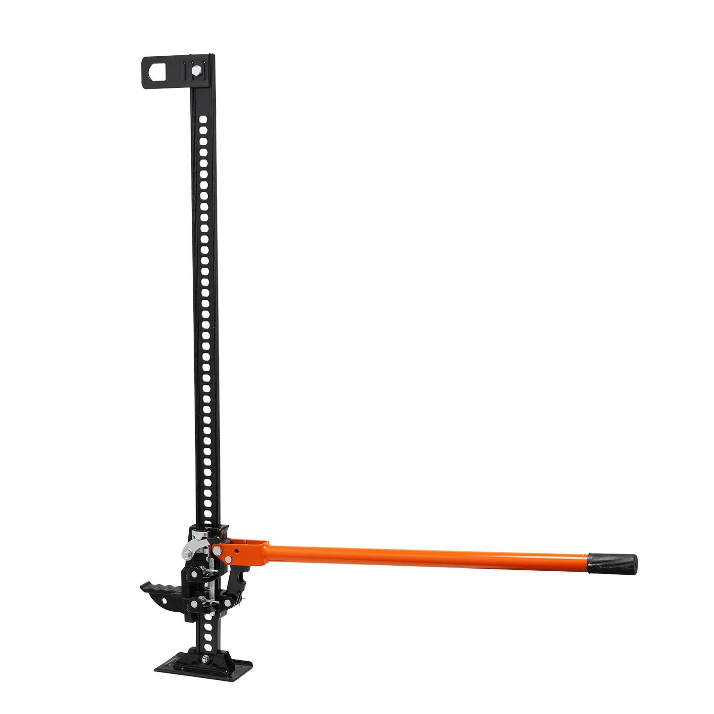 VEVOR High Lift Farm Jack, Utility Farm Jack, 7000 Lbs Capacity Ratcheting Off Road Utility Jack, Heavy-Duty Farm Jack For Tractor, Truck, SUV, Bumper Lift, Orange